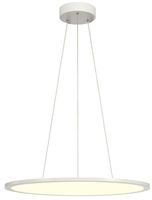 Luminaire suspendu LED SLV PANEL 60 ROUND DALI 43W 3350lm 4000K Ø600×32mm blanc