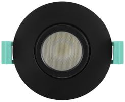 LED-Downlight Sylvania OBICO 5.4W 530lm 927/930/940 IP65 38° DIM Ø81mm schwarz