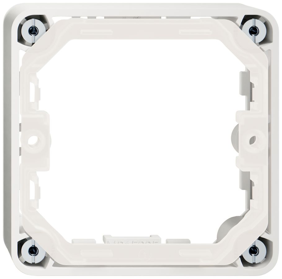 Aufsatzrahmen Feller NEVO SNAPFIX® 87×87×20mm weiss