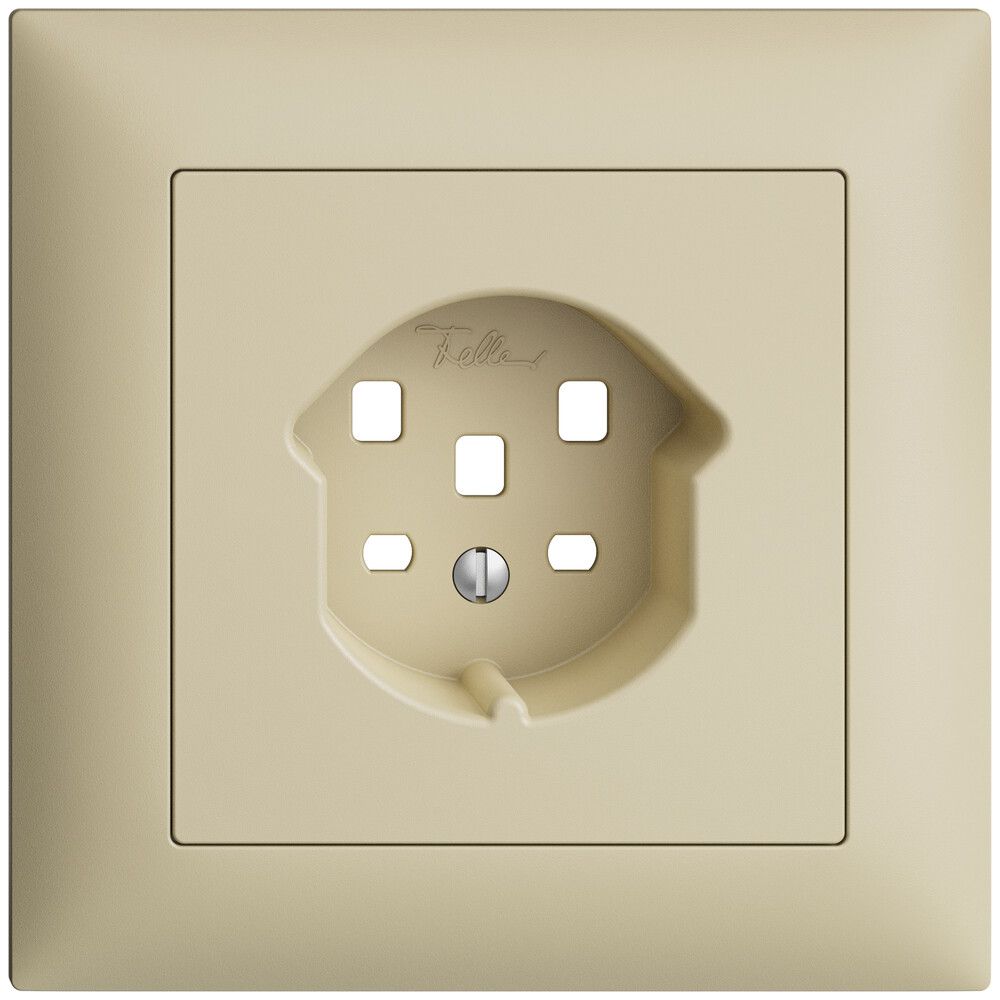 Frontset EDIZIOdue vanille 88×88mm 1×T25