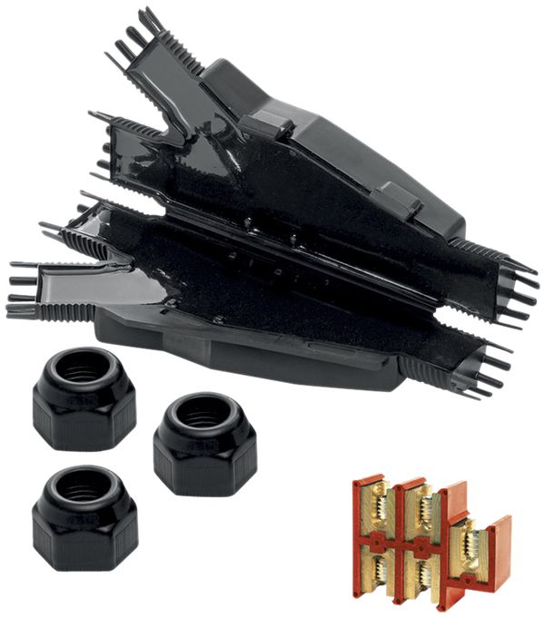 Manchon de jonction Raytech DINO Y-N, a.gel, raccord, câble Ø14…19mm IP68 noir