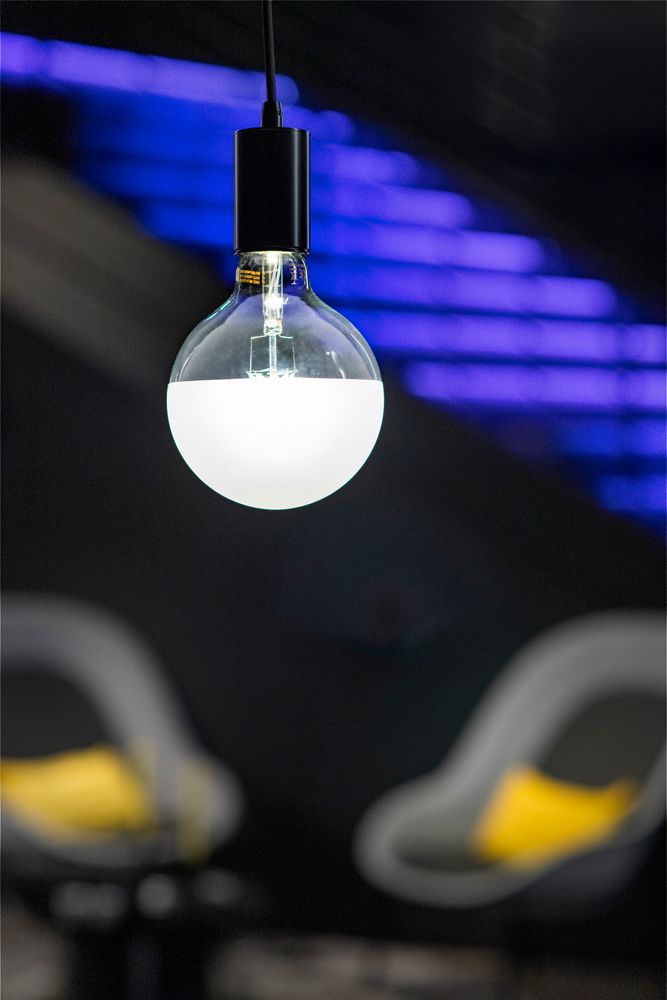 Lampe LED SLV Globe E27 6.5W 2700K VAR mat Ø125×180mm