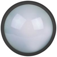 LED-Wandleuchte Z-Licht Glasled 13W 700lm 3000K IK10 Ø210×80mm IP65 schwarz