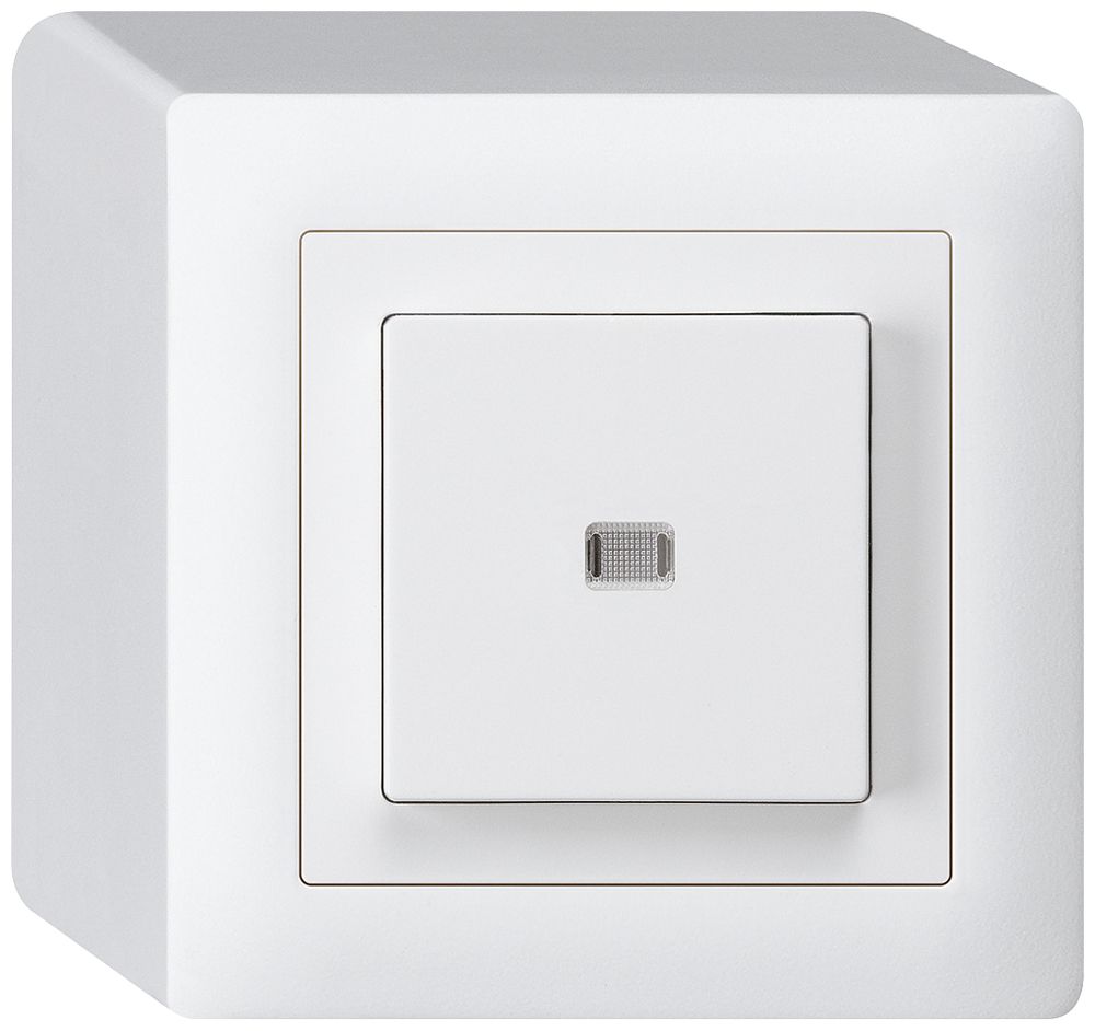 AP-Leuchtdruckschalter kallysto 6/1L weiss