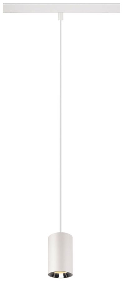 LED-Pendelleuchte SLV NUMINOS XS 48VTRACK DALI 8.7W 720lm 930 Ø50 ws/Cr 55°