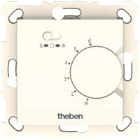 UP-Raumthermostat Theben RAMSES 748 S 230V AC 5…30°C 10A 71×71mm weiss