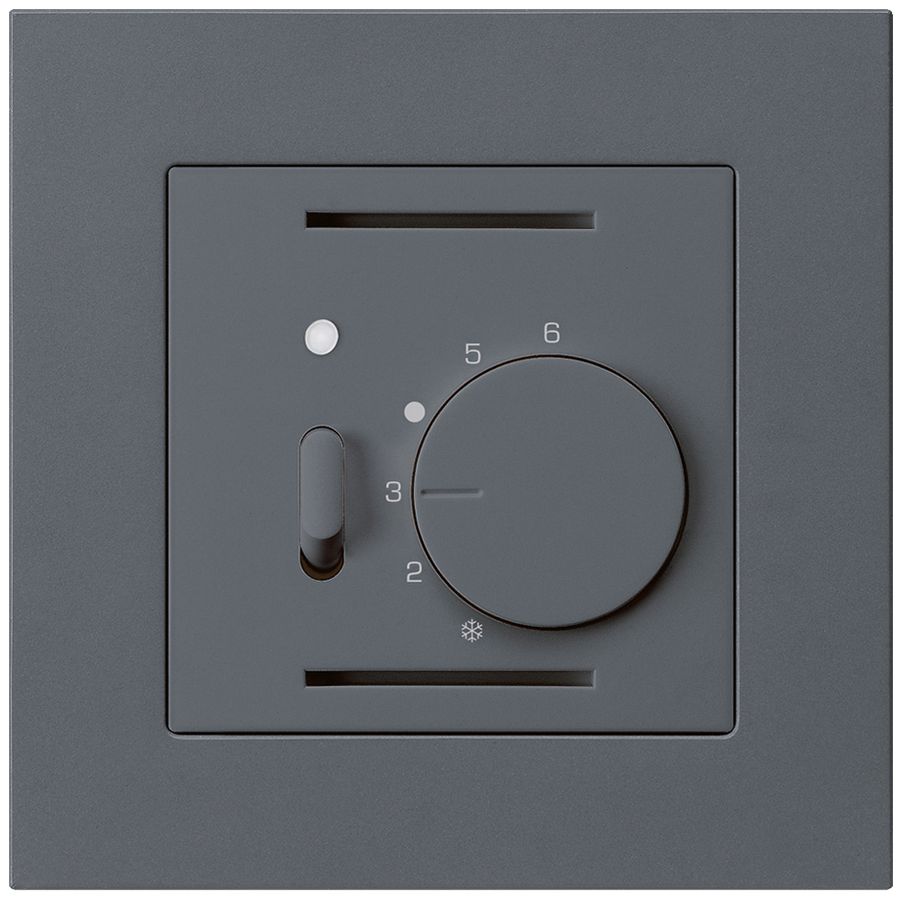 UP-Raumthermostat kallysto.pro anthrazit mit Schalter