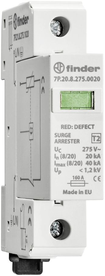 Protezione sovratensione Finder varistore p.sistemi di reti tra L-N e L-PEN