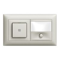 Combinazione INC I-I AR+suoneria EDIZIOdue grigio chiaro