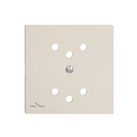 Frontplatte EDIZIOdue 2×T12 1×S crema