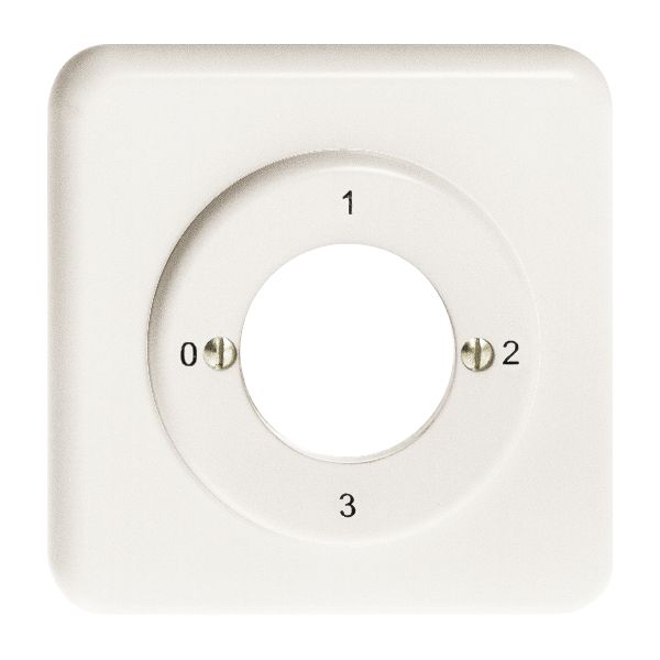 Kit frontale INC 0-1-2-3 bianco per interr.rotativo a chiave