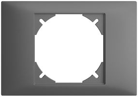 Abdeckrahmen I EDIZIOdue colore BKE dunkelgrau