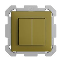 UP-Druckschalter/-taster Feller EDIZIOdue A-R+3/1L olive