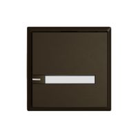 Universaltaster EDIZIO.liv UNI SNAPFIX® m.LED RGB 1× 1-Tbed.Pap.br