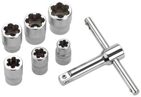 Jeu de clés à canon CIMCO 7 pièces 3/8“ SW 8//10/11/13/15/17mm