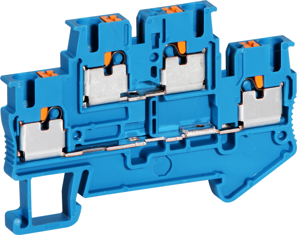 Reihenklemme 0.14…4mm² blau AWG26…12