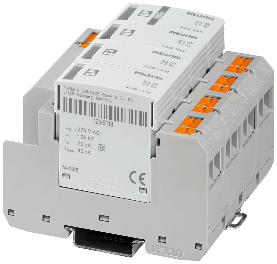 Parasurtenseur PX VAL-MS 230/3+1-PT type 2 3+N/PE