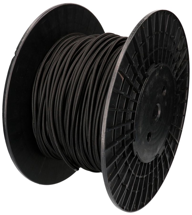 Textilkabel 3×1mm² LNPE schwarz