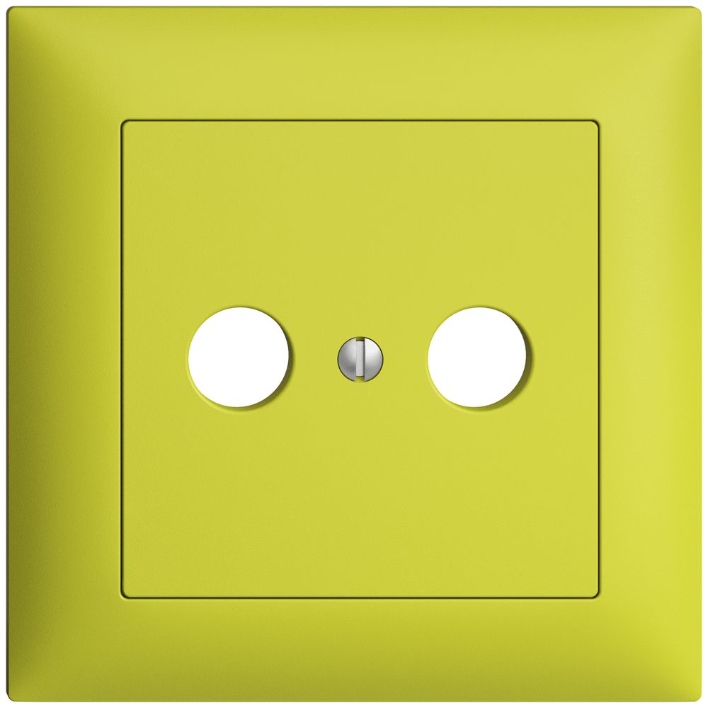 UP-Frontset EDIZIOdue lemon 88×88mm