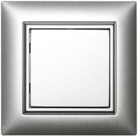 AP-RF-Taster ALADIN EnOcean EDIZIOdue, 1-fach, silber