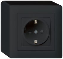 AP-Steckdose kallysto Schuko schwarz