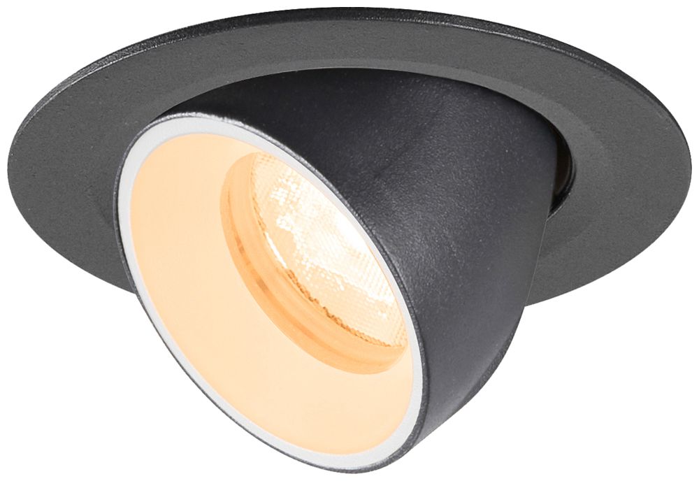 Downlight LED SLV NUMINOS GIMBLE XS 6.9W 900lm 2700K MB DALI Ø80×57mm no/bc