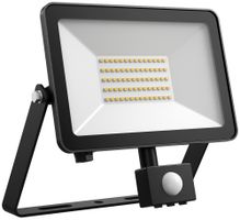 LED-Strahler DOTLUX FLOORslim-sensor 50W 5650lm 3000K 120° schwarz