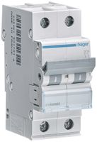 Leitungsschutzschalter Hager MCN 2P 415V Typ C 2A Icn 6kA 2TE