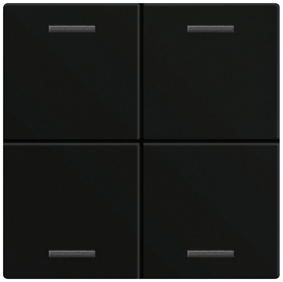 Bascule MDT BE-TAL60W416.01 1t/4a p.touches tactiles noir mat "neutre"