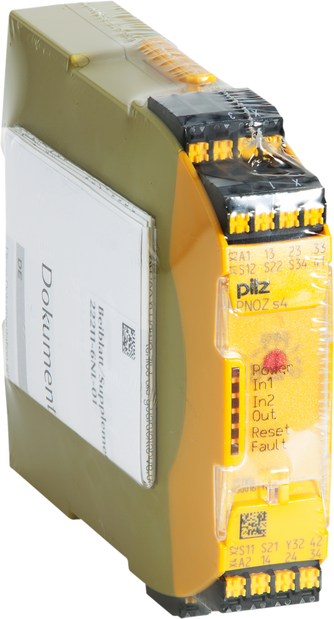 Not-Halt Schaltgerät, Schutztürwächter PNOZ s4 C 24VDC 3 n/o 1 n/c