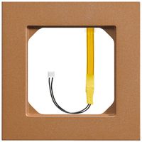 Abdeckrahmen kallysto.pro 1×1 canyon für Beleuchtung rot