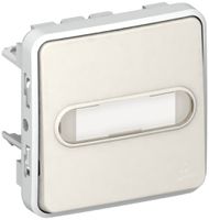 Leuchtwipptaster PLEXO 0/1L weiss