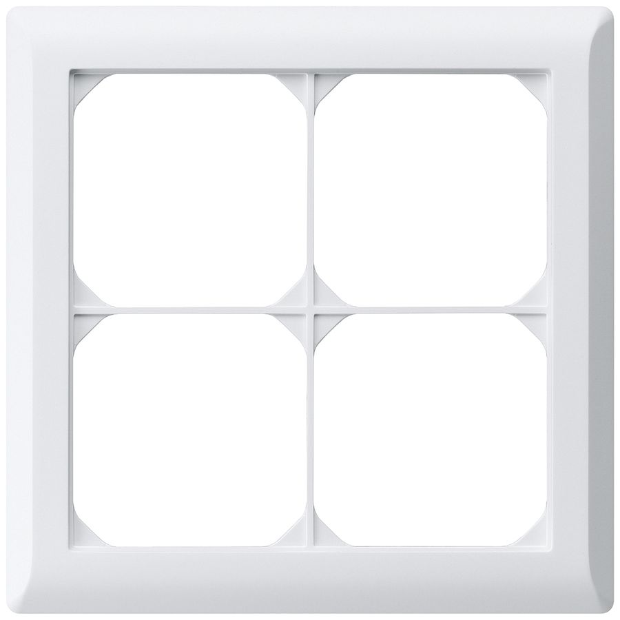UP-Abdeckrahmen kallysto.line 2×2 weiss 152×152mm