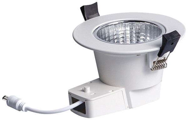 Downlight LED DOTLUX CIRCLEugr-dim, 5W, 3000…5700K, s.alimentation, COLORselect