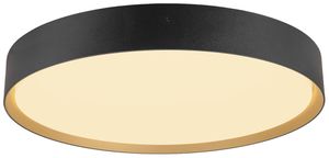 Plafoniera/applique LED SLV DECONA 42 23W 2170lm 927/930 IP44 REG Ø420 nero