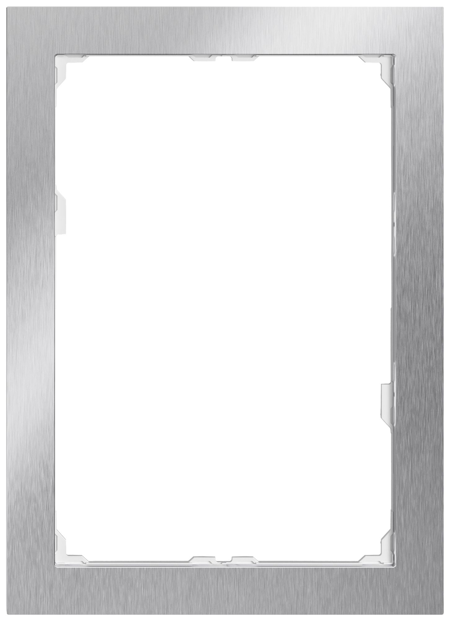 UP-Abdeckrahmen EDIZIO.liv prestige SNAPFIX® f.Panel 214×154mm Cr-geschl