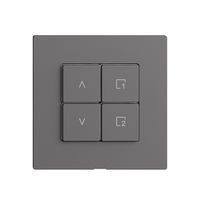 Nebenstelle 1K/4T zu Storenschalter Szene Edue Wiser dunkelgrau