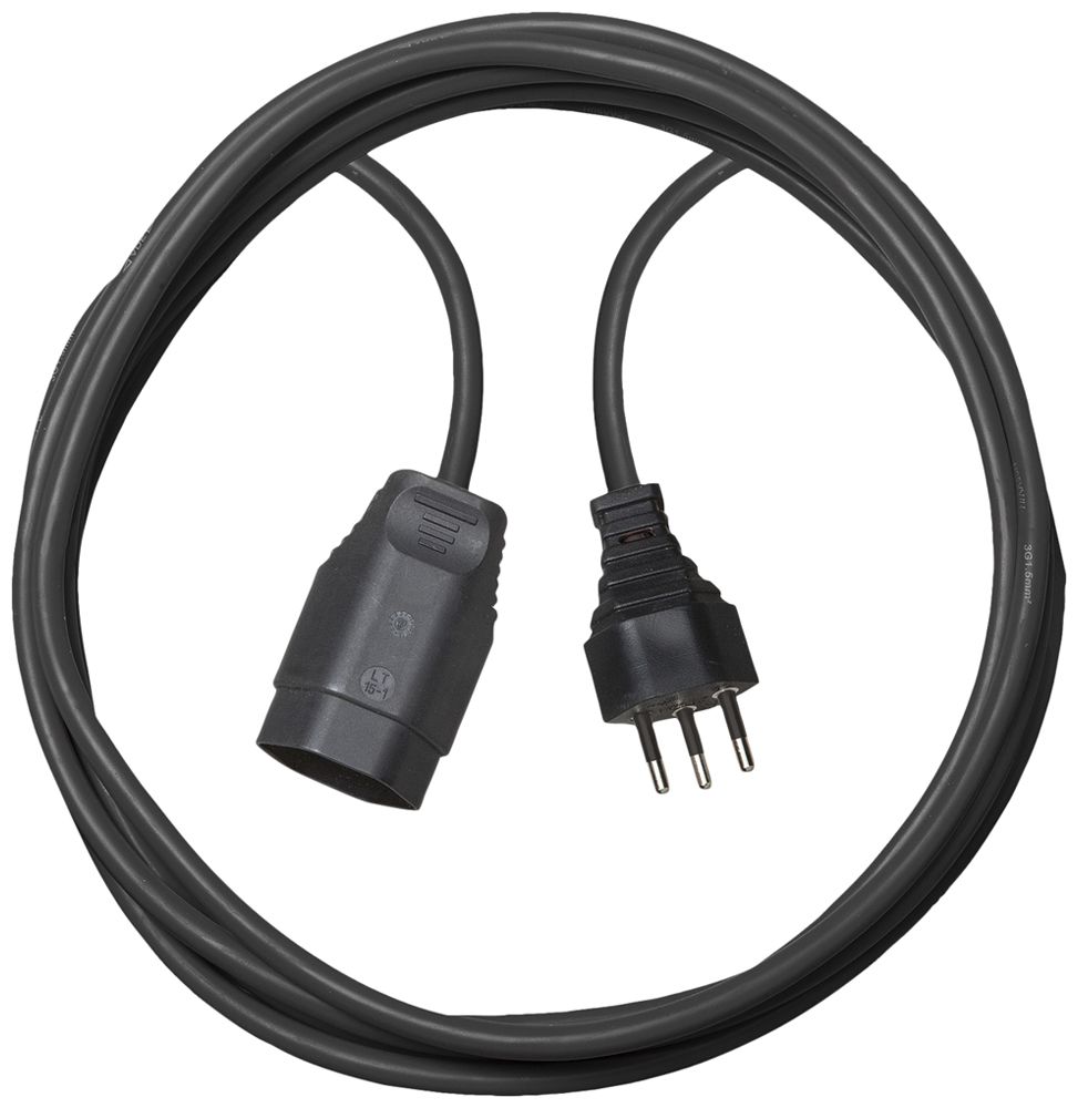 Cavo di prolunga Brennenstuhl PVC 10A 230V 3×1.5mm² T12/T13 5m ne