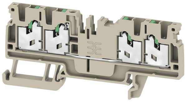 Borne de passage Weidmüller S4C 2.5 SNAP IN 2.5mm² beige