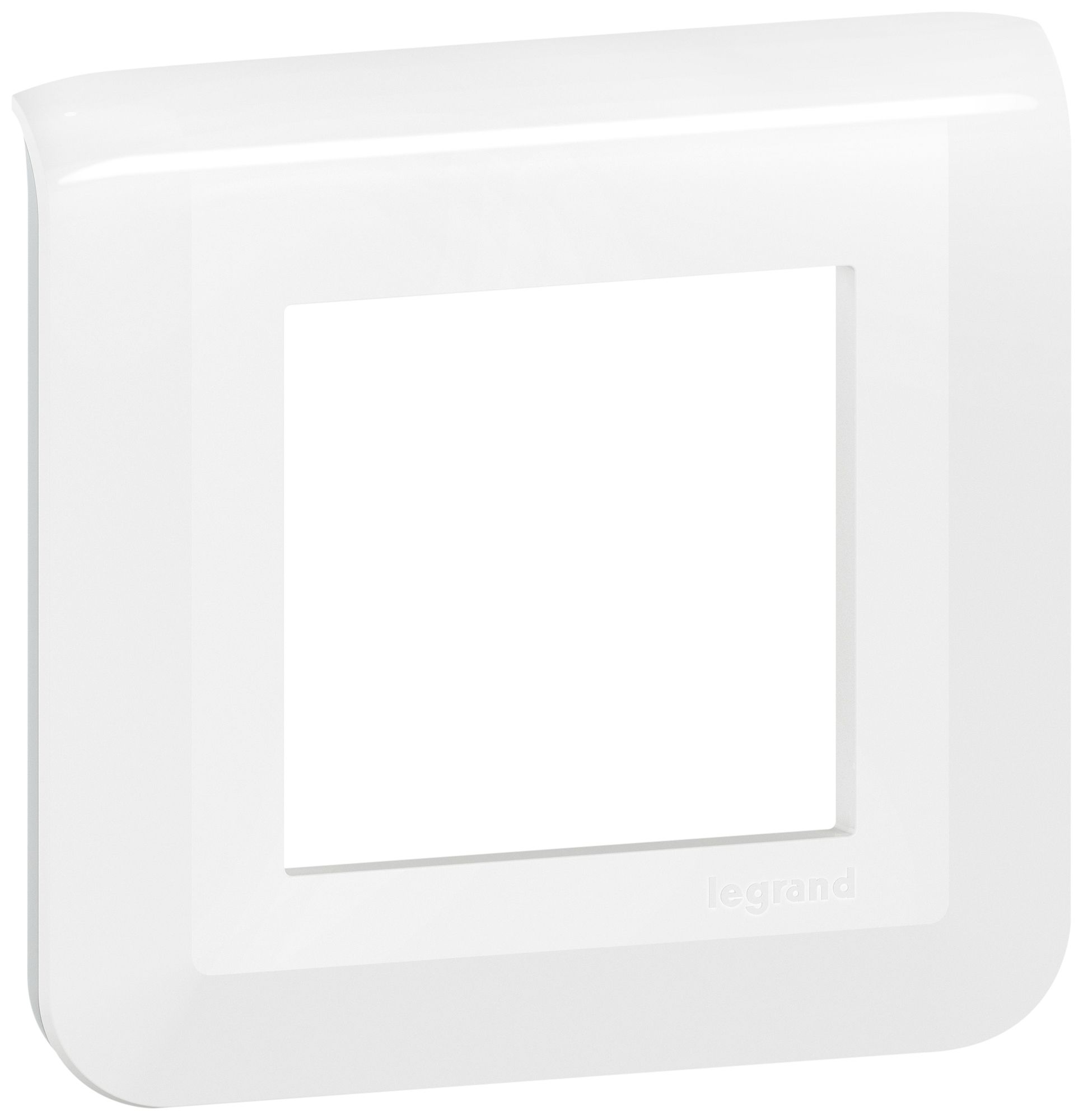 Abdeckrahmen MOS 1×2 Module weiss