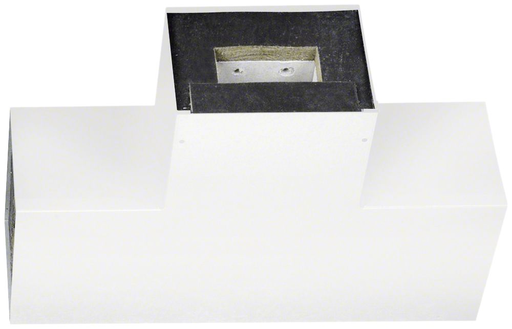 T-Stück tehalit FWK 90 E60/E30 50×110mm, verkehrsweiss