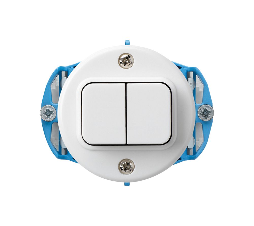 Einsatz zu UP-Drucktaster basico W+W/1L weiss