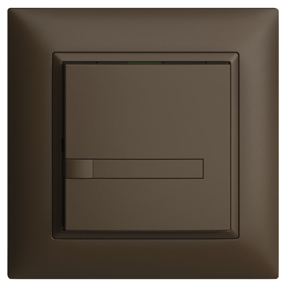 UP-KNX-Taster RGB EDUE FMI, 250mW, o.LED, m.Papier, 1×Taste, 1×Tastenb., cof