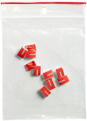 Seitenbaustein 10 Stk EDIZIOdue berry mit LED