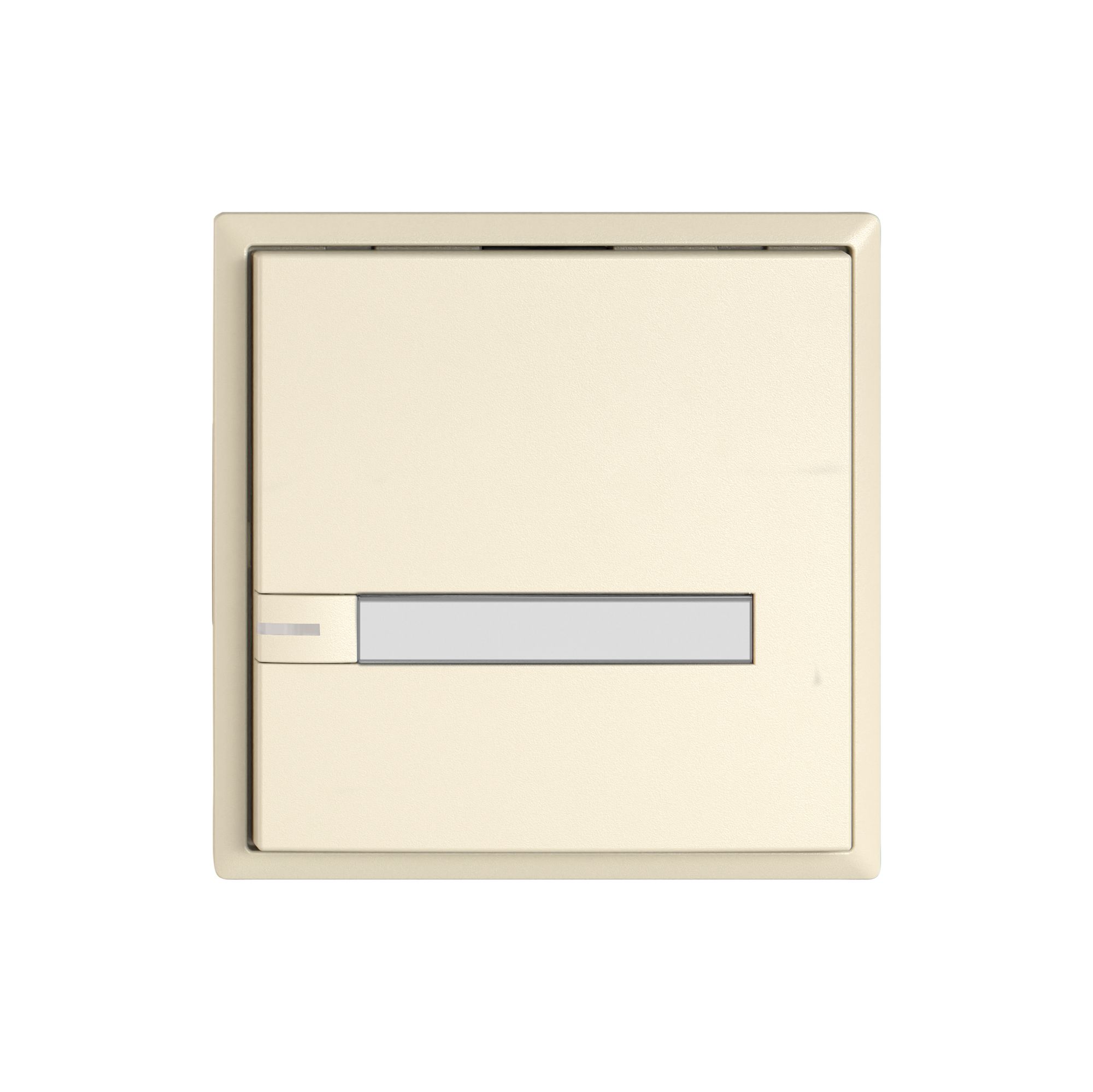 Poussoir universel EDIZIO.liv UNI SNAPFIX® 5…48V a.LED 1× comm.1T étiqu.cr