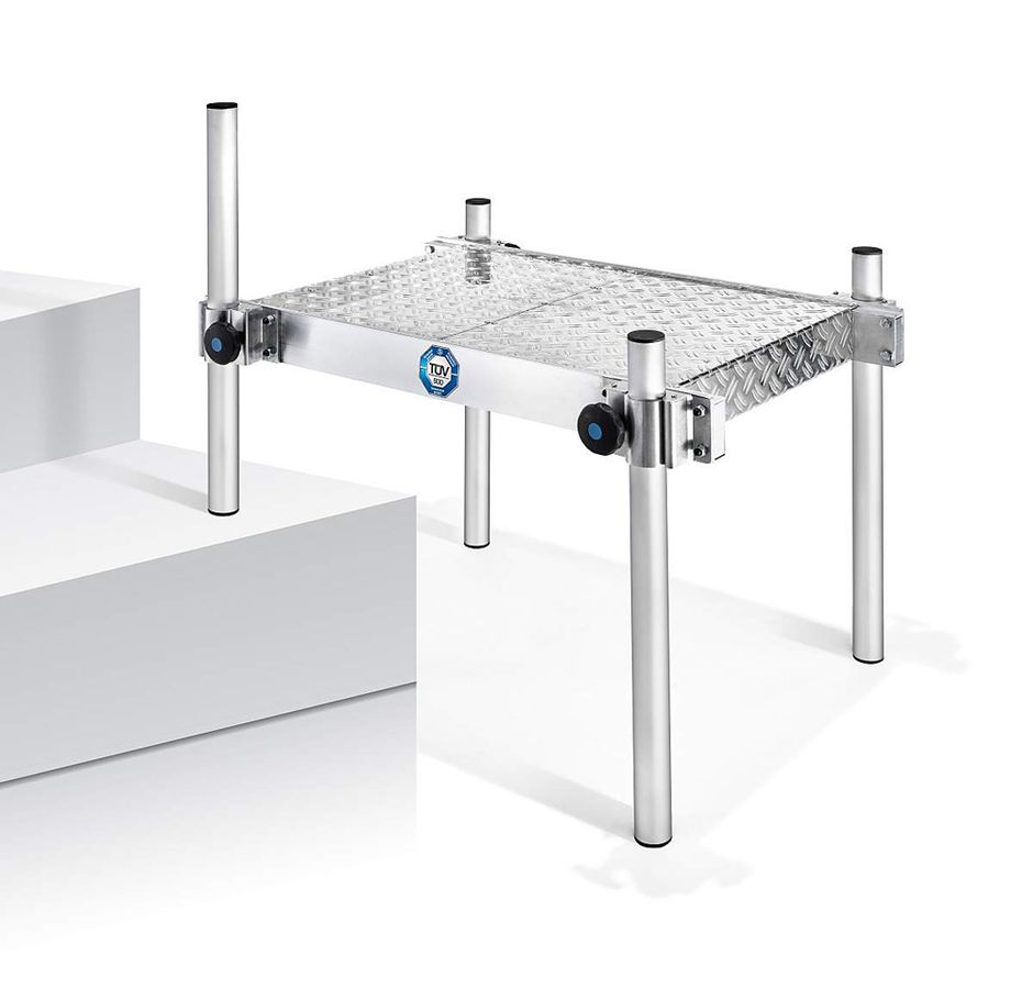 Échafaudage pour escaliers Alfer combistep® 1 aluminium l=500×h=600×L=700mm