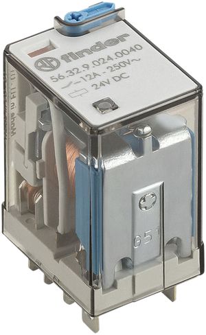 Leistungssteckrelais Finder 56, 2W 12A/110VDC AgCdO