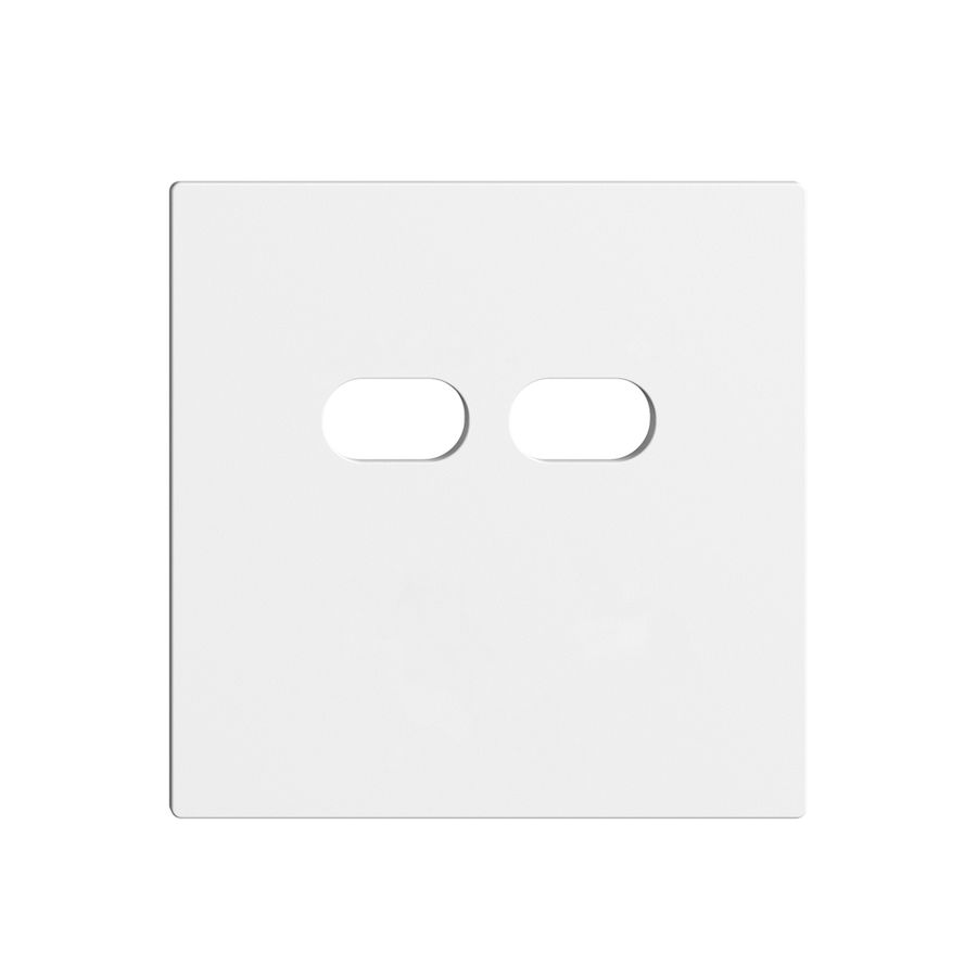 Montageset Feller EDIZIOdue für Steckdose USB 18W 2×Typ C weiss