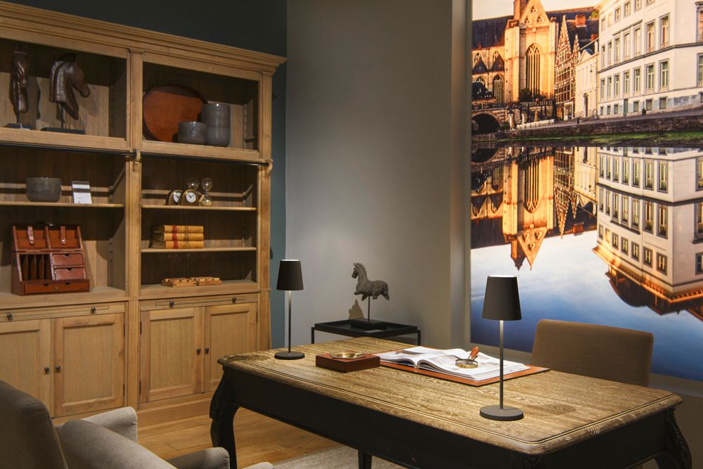 LED-Tischleuchte SLV VINOLINA TWO 2W 190lm 2200/2700/3000K DIM schwarz