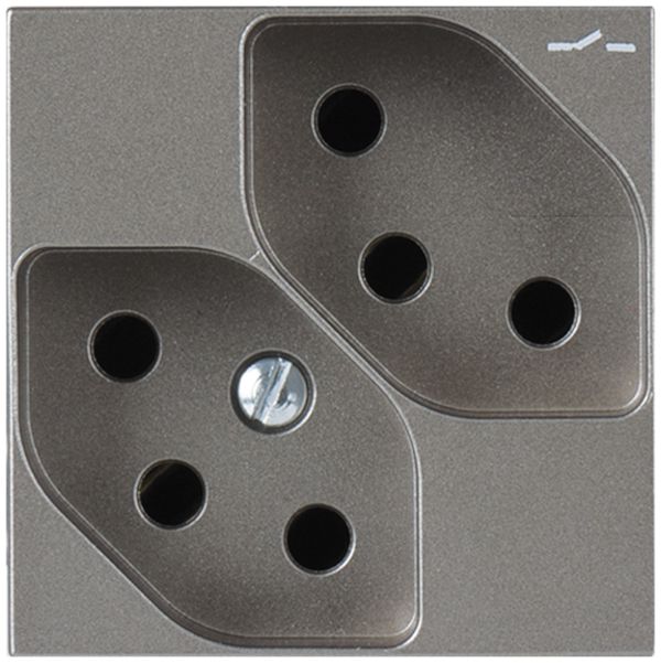 EB-Steckdose ATO 2×T13 1×S magnesium 2 Module